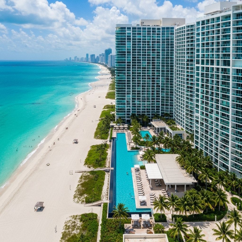 Couple relaxing at resort